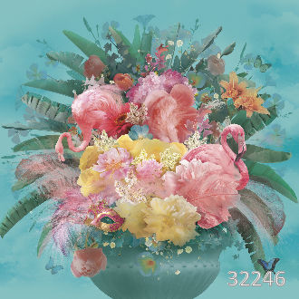 Paradise flamingos